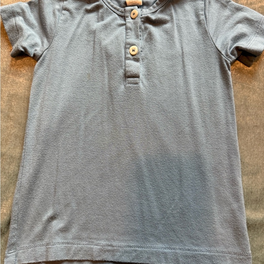Kate Quinn blue Kids Button Down Shirt